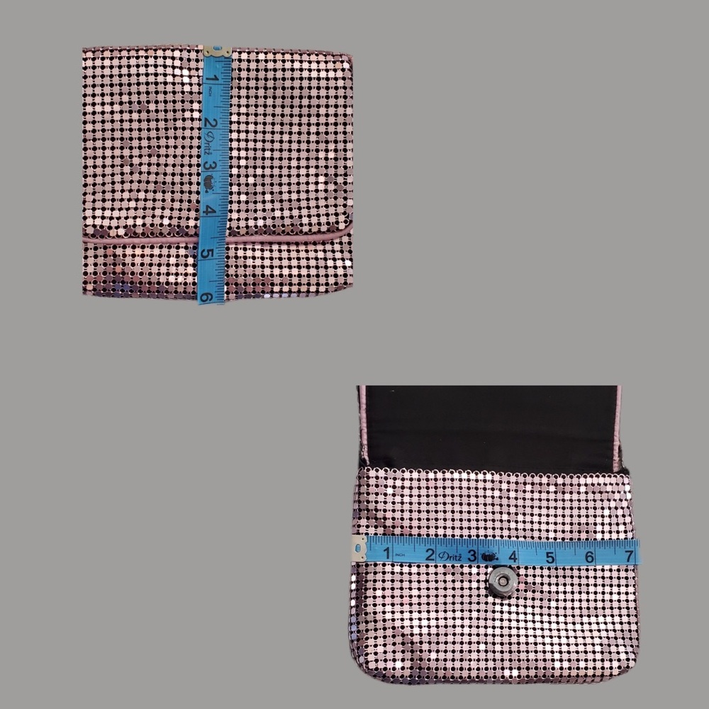 EUC BCBGeneration Pink sequin clutch - Picture 5 of 5
